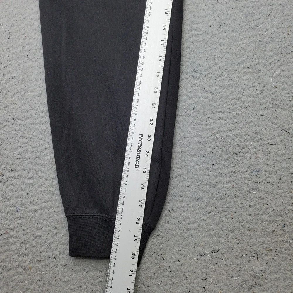 PUMA Maximal Metallic Sweatpants Mens M Black Regular Tapered Leg Drawstring
